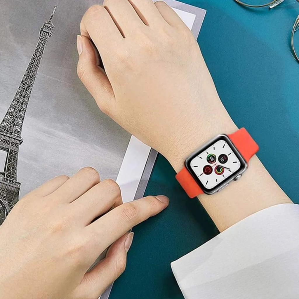 Straps for Apple Watch Band 40mm 44mm 45mm 41mm 46 mm 49mm 42mm Elastic Solo loop bracelet iWatch series 3 SE 6 7 8 9 10 ultra 2