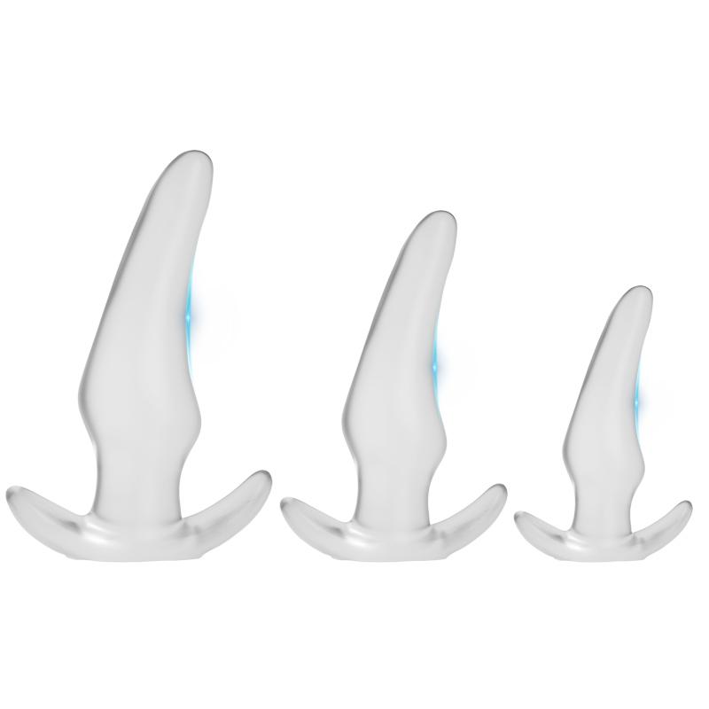 3 Größen Analplugs Riesiger Buttplug Anal Erotische Sexspielzeuge für Männer Frauen Analplug Vaginale Masturbation Orgasmus Tragen Sie ihn beim Ausgehen