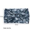 Bohemian Paisley Tie-Dye Wide Knot Headband for Women