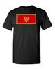 Montenegro Country Flag Europe State Nation Patriotic DT Adult T-Shirt Tee Unisex T-Shirt