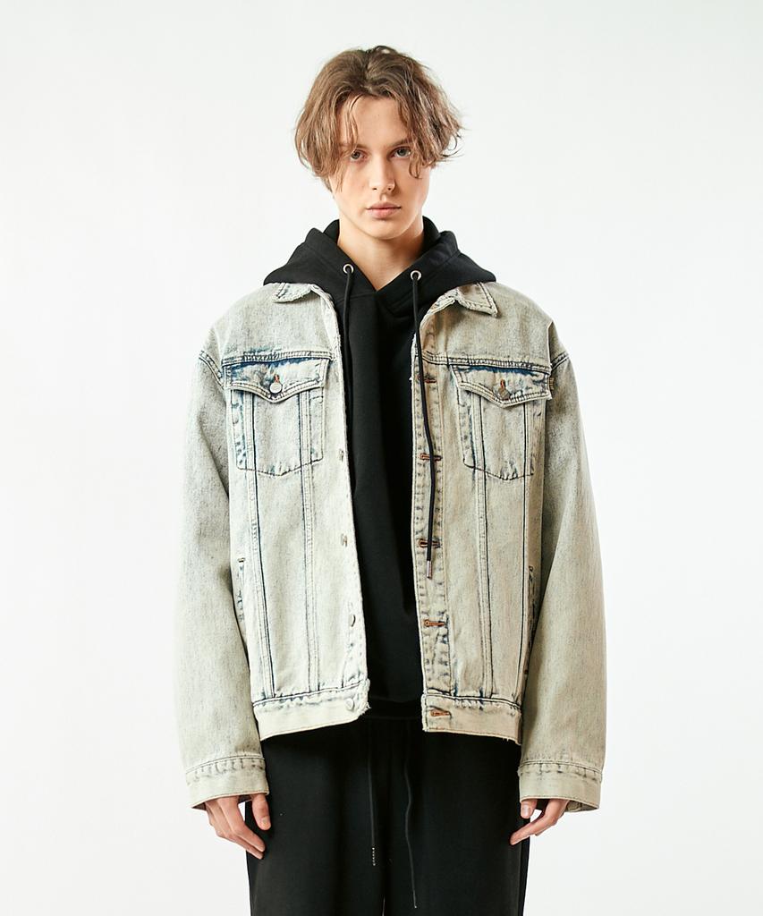 Philogram See-Through Pigment Denim Jacket