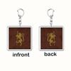 Hot Game Pennant Keychains for Women Accessories Bag Mount Blade Emblem Keyrings Jewelry Friends Fans Gaming Gifts