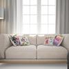 Easter Pillow Covers 18x18 Inch Happy Easter Decor Throw Pillow Covers Easter Bunnies Chicks Eggs Cushion Covers, He Is Risen Cushion Cases