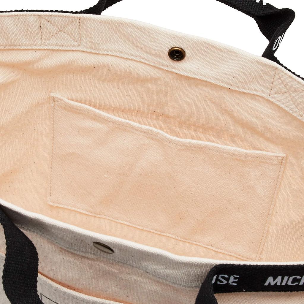 Mickey Canvas Shoulder Bag D5041NT Beige [Disney]