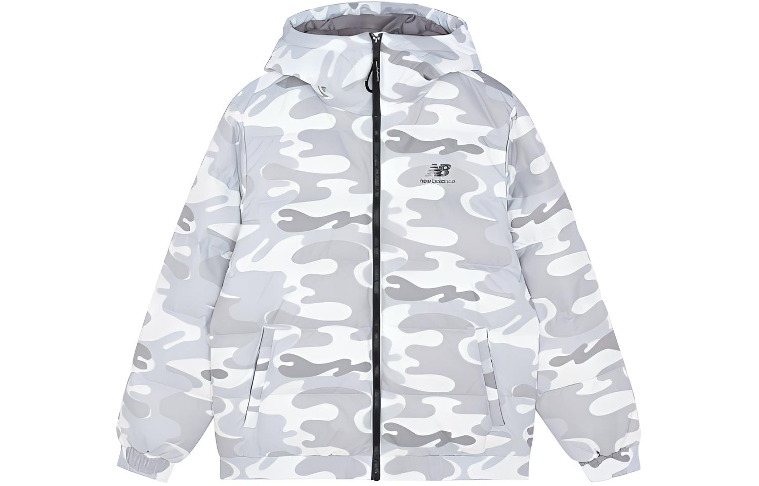 New Balance Down Jacket Men s Camouflage White AMJ13335-WM XXL