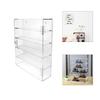 Dustproof Display Case for Collectible Action Figures And Toy Large Storage Organizers Box With Acrylic Easy Assembly