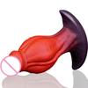 Neues unregelmäßiges tragbares Phallus-Silikon-Anal-Dilatator-Spielzeug