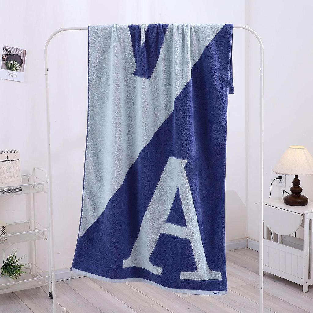 Extra Large Pure Cotton Quick-Dry Bath Towel - Mother & Baby Safe, Water-Absorbent for Home, Beach, Men & Women