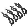 PLAFOPE 4PCS Neon Light Extension Cord with Pin Connector, Flexible and Durable Car Neon