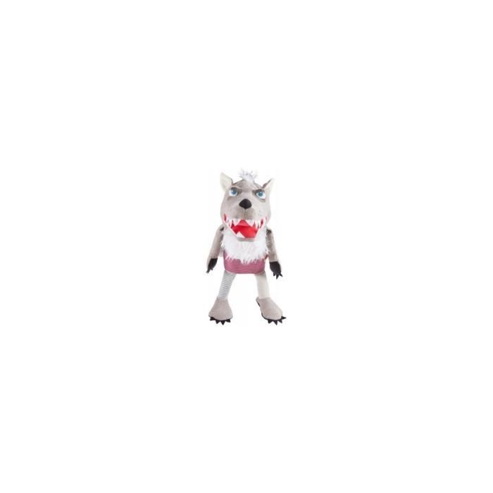 Marionnette Loup Grisbert - HABA - Blanc - Garantie 2 ans chiaro