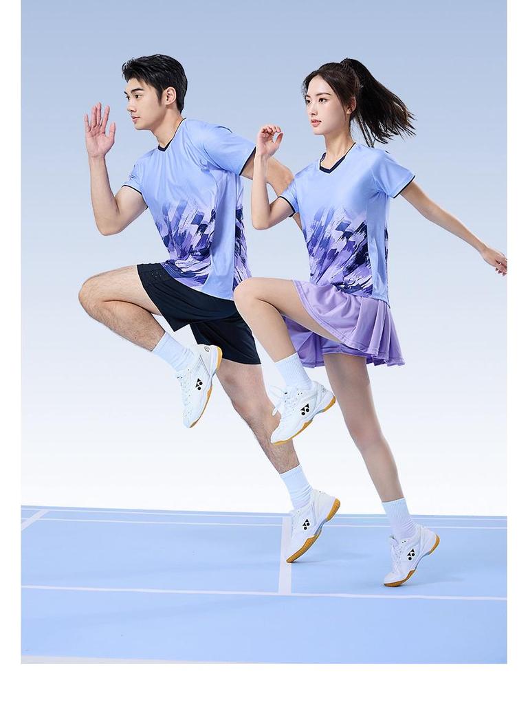 Quick-Dry Breathable Badminton & Volleyball Unisex Training Uniform Set with Printed Numbers