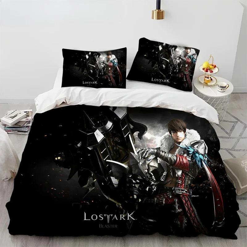 3D Lost ARK Spel Gamer Tecknadstäcke Sängklädesset, Påslakan Sängset Täcke Örngott, King Queen Size Sängklädesset Gåva