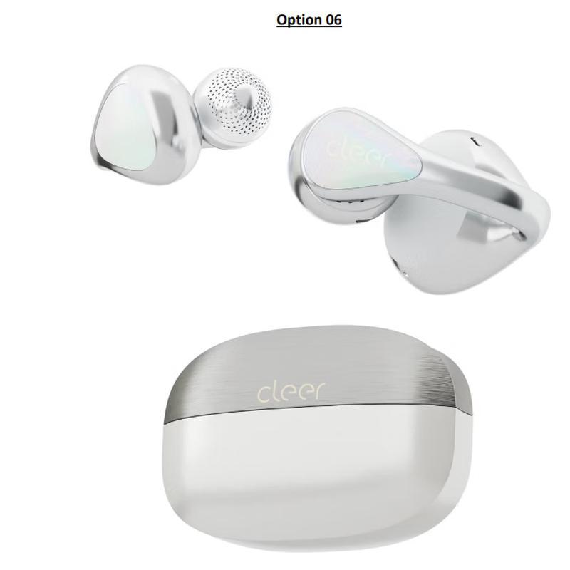Cleer Bridge AI Smart Open-Ear Clip-On Bluetooth Headphones