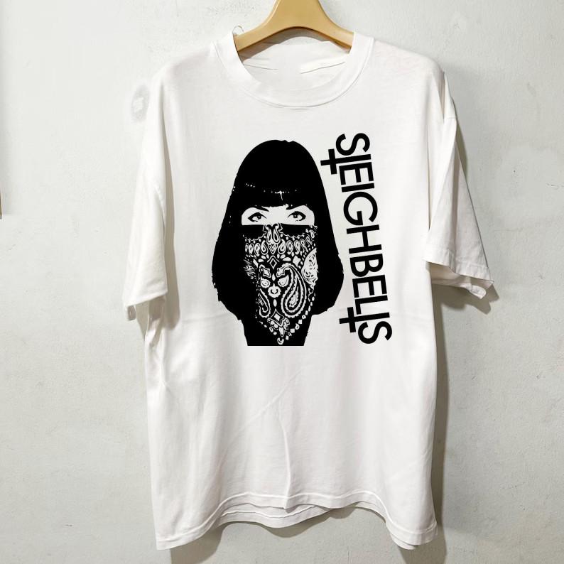 Sleigh Bells BAND artwork white T-shirt Unisex All sizes SUMMER SHIRT 1F1971 Unisex T-Shirt