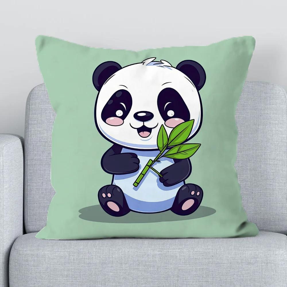Sofa Cushion Cover X Panda Impact Pillowcase Short Plush Covers for Bed Pillows Decorative Pillowcases X Fall Decor