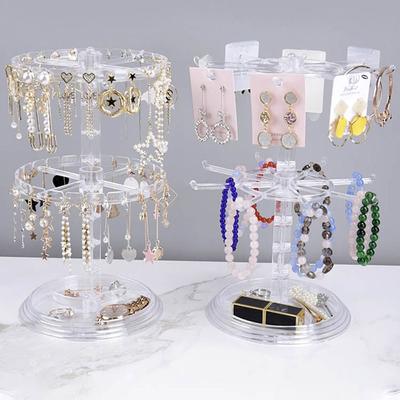 Bracelets Display Jewelry Organizer Korean Show Case Rotating Jewelry Display Jewelry Racks Holder