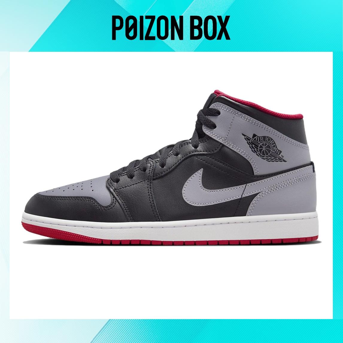 

кроссовки Jordan 1 Mid Bred Shadow DQ8426-006