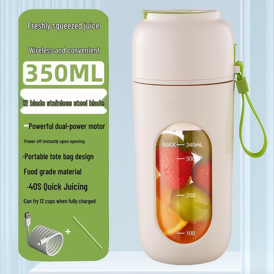 

Rechargeable 12-Blade Portable Juicer for Ice, Fruit & Veggies