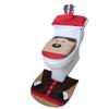 Set Christmas Decorations Decorative Products Toilet Seat Cover Toilet Case Rug Set Toilet Mat