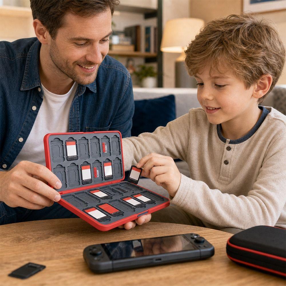 Multicolor Game Card Storage Box Protective Case for Switch Lite/OLED Storage Box