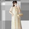 2026 Korean Style Maternity Summer Dress: Stylish, Loose, Plus Size, Medium Length
