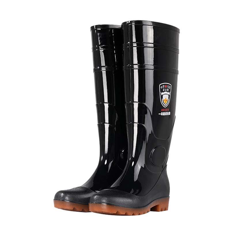 Water shoes rain shoes men's super tall tube beef tendon non-slip waterproof thickened wear-resistant rain shoe cover shoes