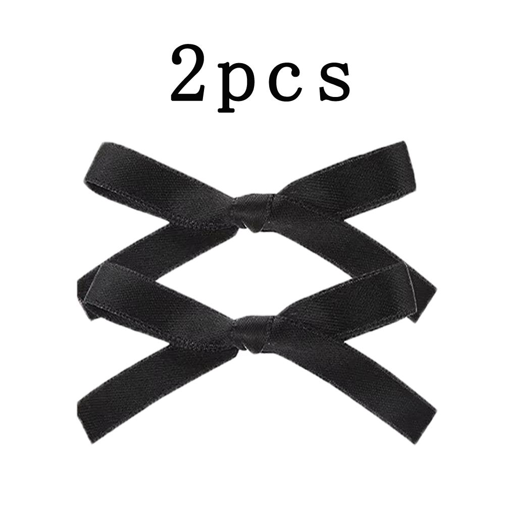 2 Pcs Hair Clip with  Bow Dopamine Color, multicolor ribbons,  sweet and cute hair clips, ballet-style hair accessories