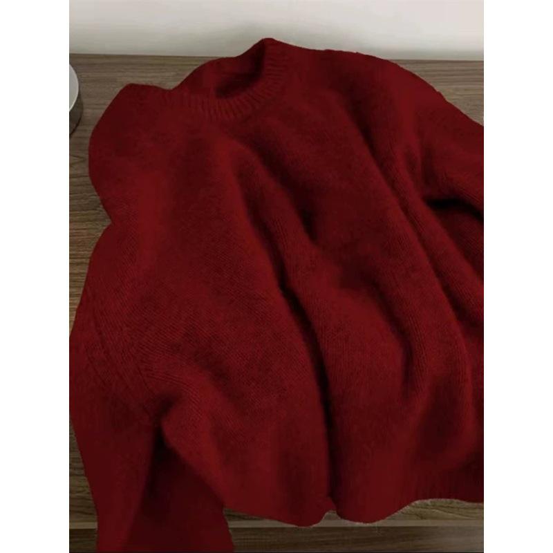 Women's Cozy Japanese-Style Pullover Sweater - Soft, Loose Knit for Autumn and Winter