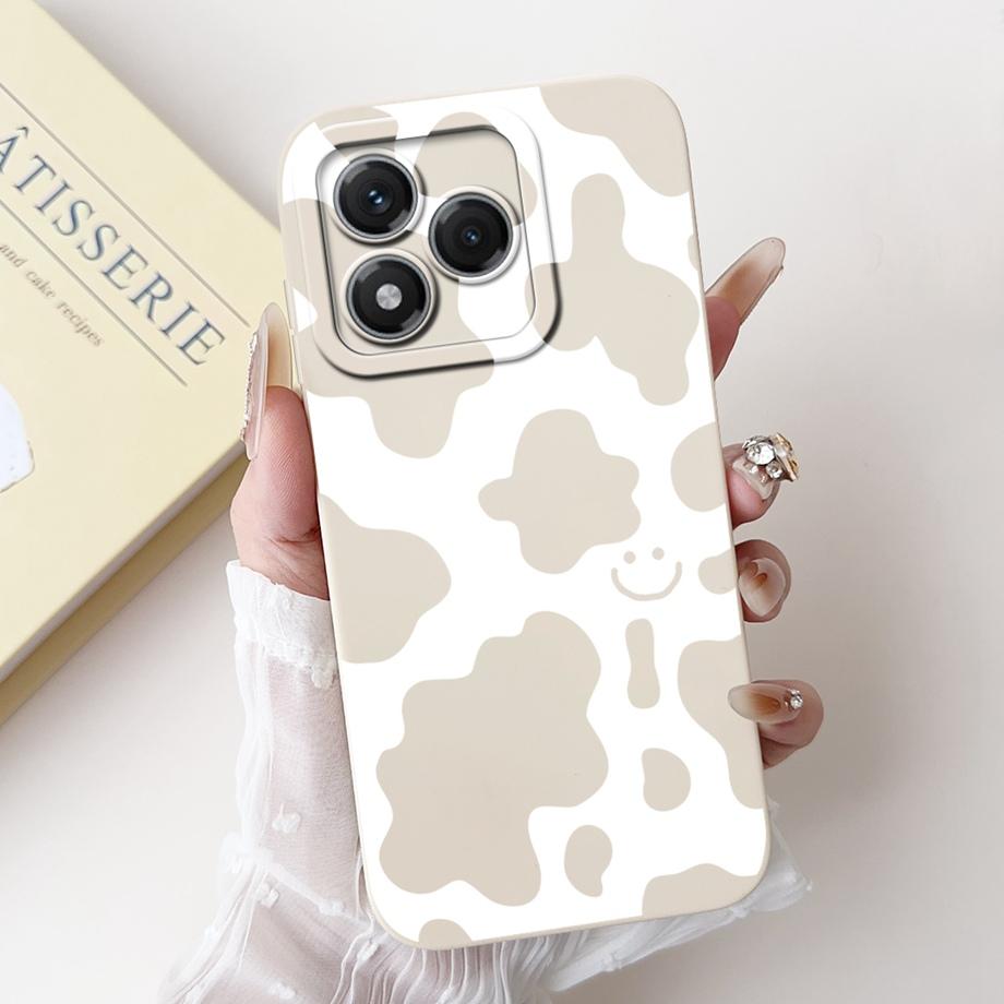 

Liquid Silicone Soft Funda For Huawei Honor 400 Lite Honor400 Lite 5G Phone Case Moon Night Black Cat Artistic Pattern Cover Bag Honor 400 Lite