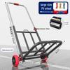 Foldable Hand Cart Trolley for Groceries, Luggage, and Express Delivery