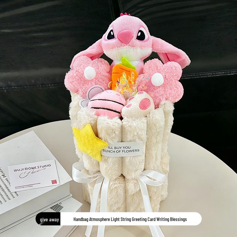 Kirby Sanrio Kuromi & Melody Plush Doll Bouquet - Perfect Christmas or Birthday Gift