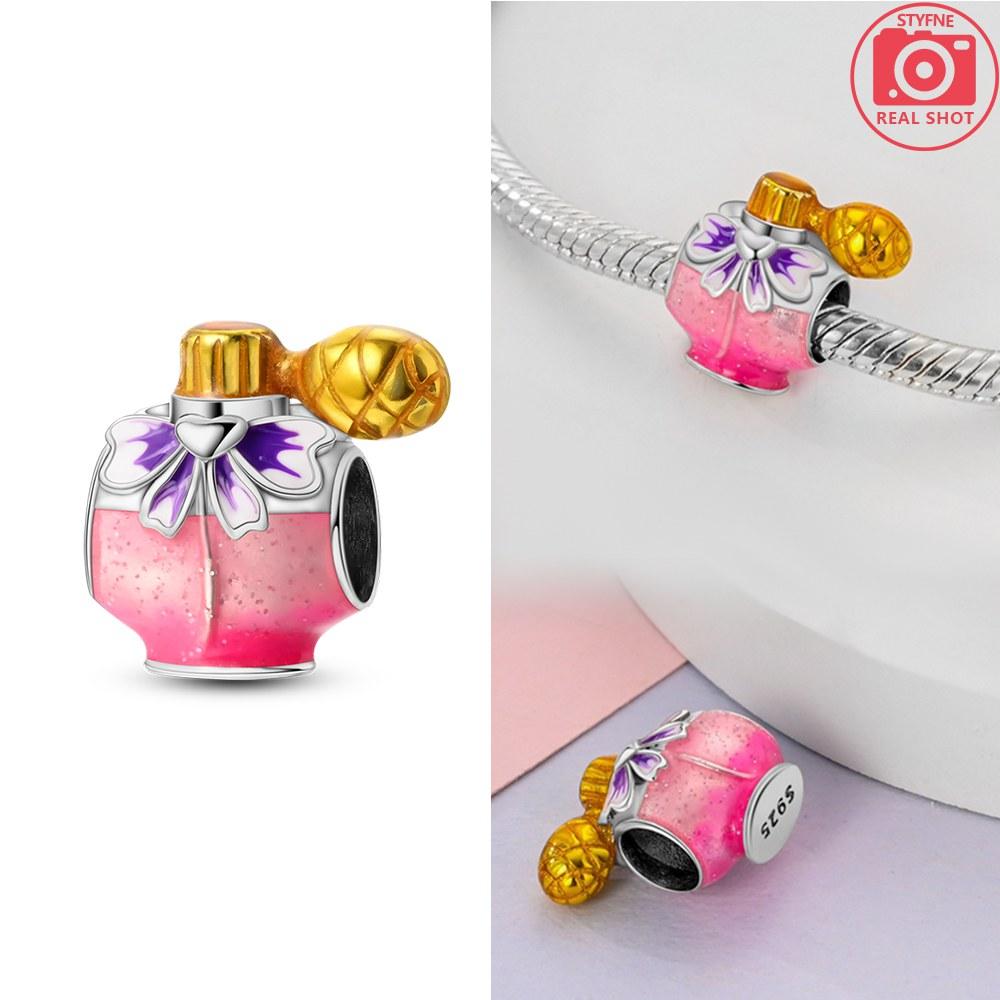 Violet Perfume Water Bottle Beads Copper Colors For Charms Copper Colors Original Bracelet For Jewelry Making