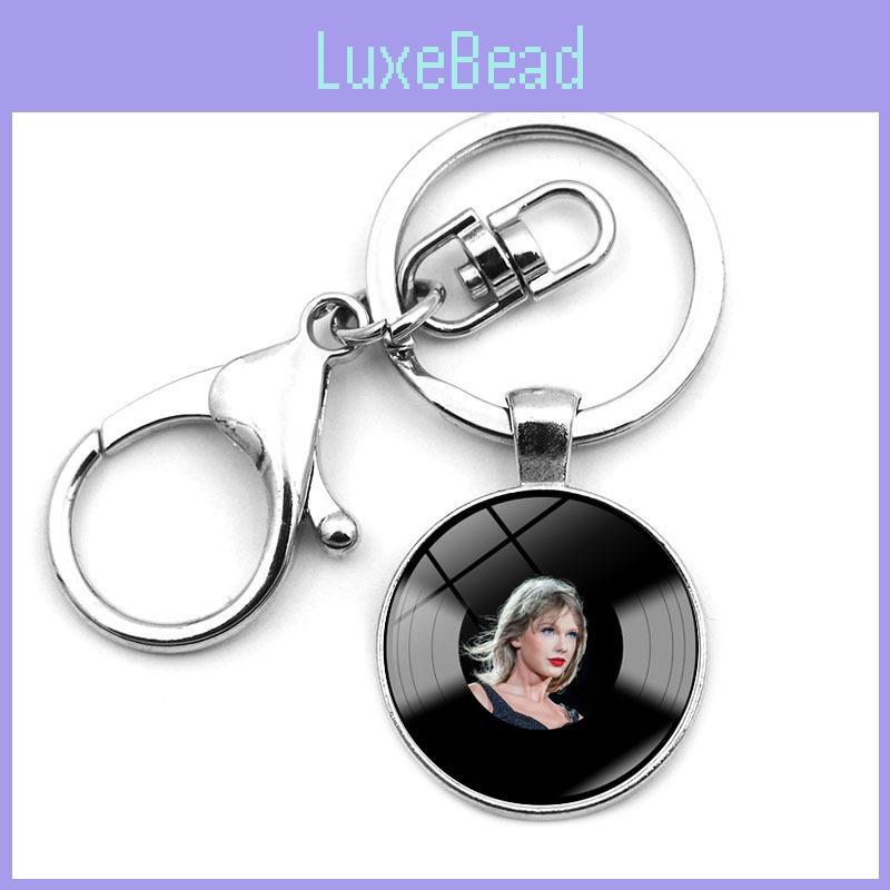 Eleganter Taylor Swift Schallplatten-Schlüsselanhänger Kreatives Geschenk Zinklegierung Modernes Schlichtes Design