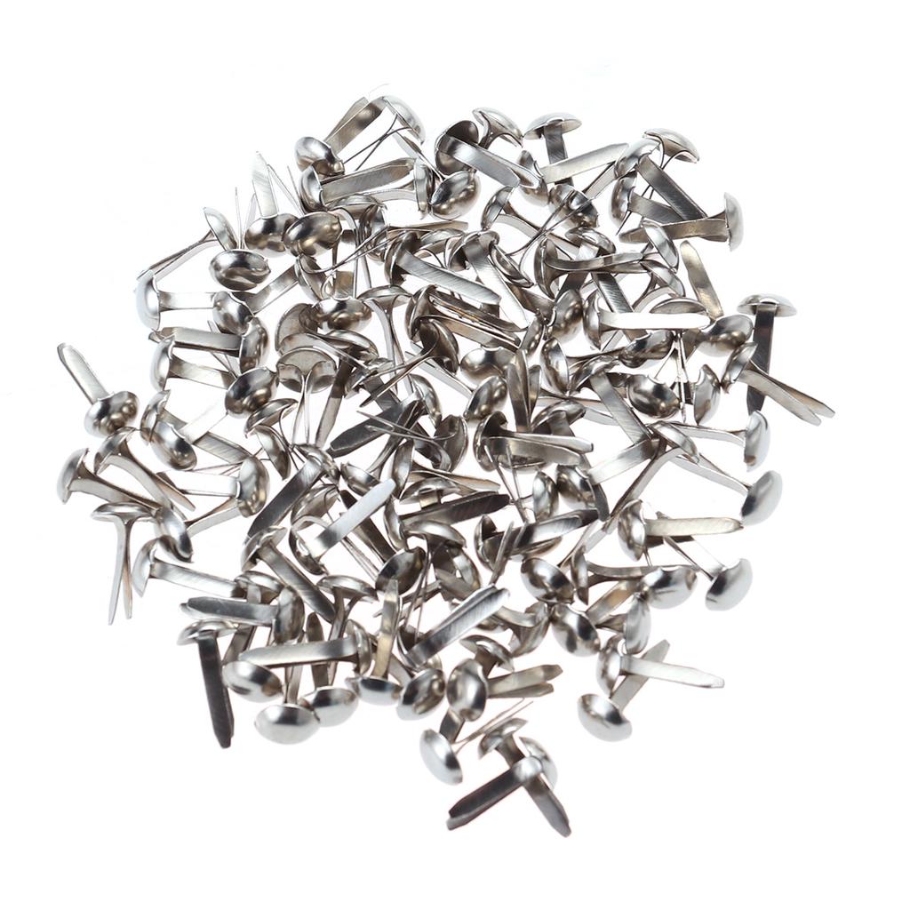 Buy 100 Pcs Mini Brads Assorted Colors Round Brad Pastel Brads for