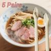 5 Pair Long Handle Helping Hands Chopstick Plastic Kids Training Chopsticks Palm Chopsticks  Snack