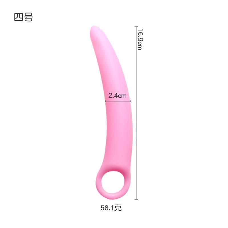 Silicone Crescent Anal Plug Female Butt Plug Dildo Anal Stimulation G-Spot Masturbation Adult Sex Toys for Women Men