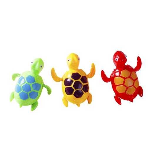 

Cartoon Animal Wind-up Toy for Kids No Battery Required Funny Swimming Frog/Fish/Turtle Clockwork Toy Baby Bath Companion Interactive Toy for Summer Tortoise