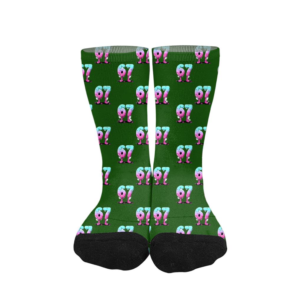 Cute And Playful Socks Mid-Calf Socks Long Socks Printed Socks