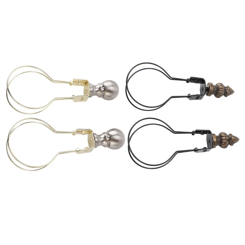 2pcs Lamp Bulb Clip Adapter Modern Stylish Metal Lampshade Holder Adapter Clip On Lampshade Adapter