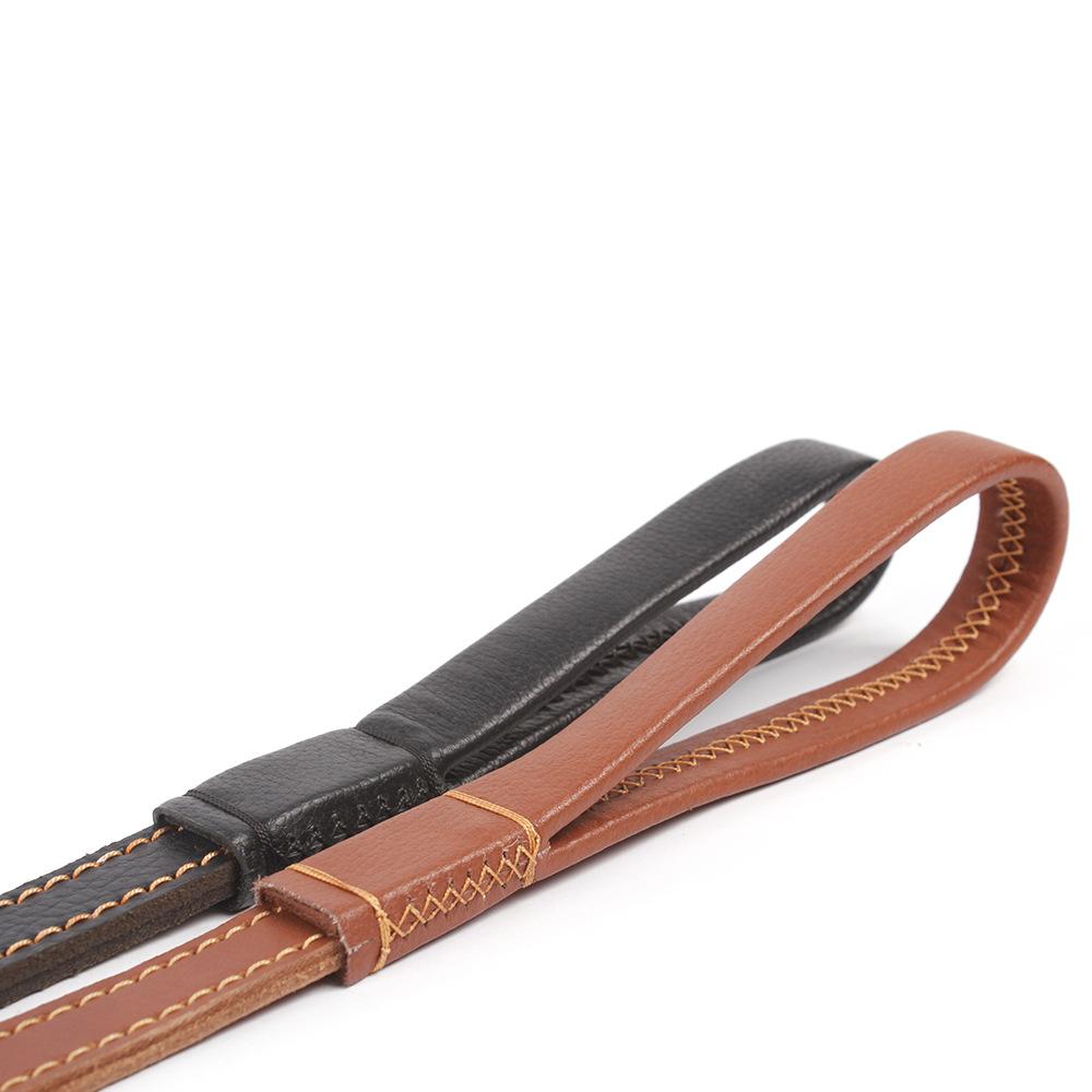 Neue Rindslederleine Kopfschicht Rindsleder Handknoten Hundeleine Outdoor Echtes Leder Hundeleine
