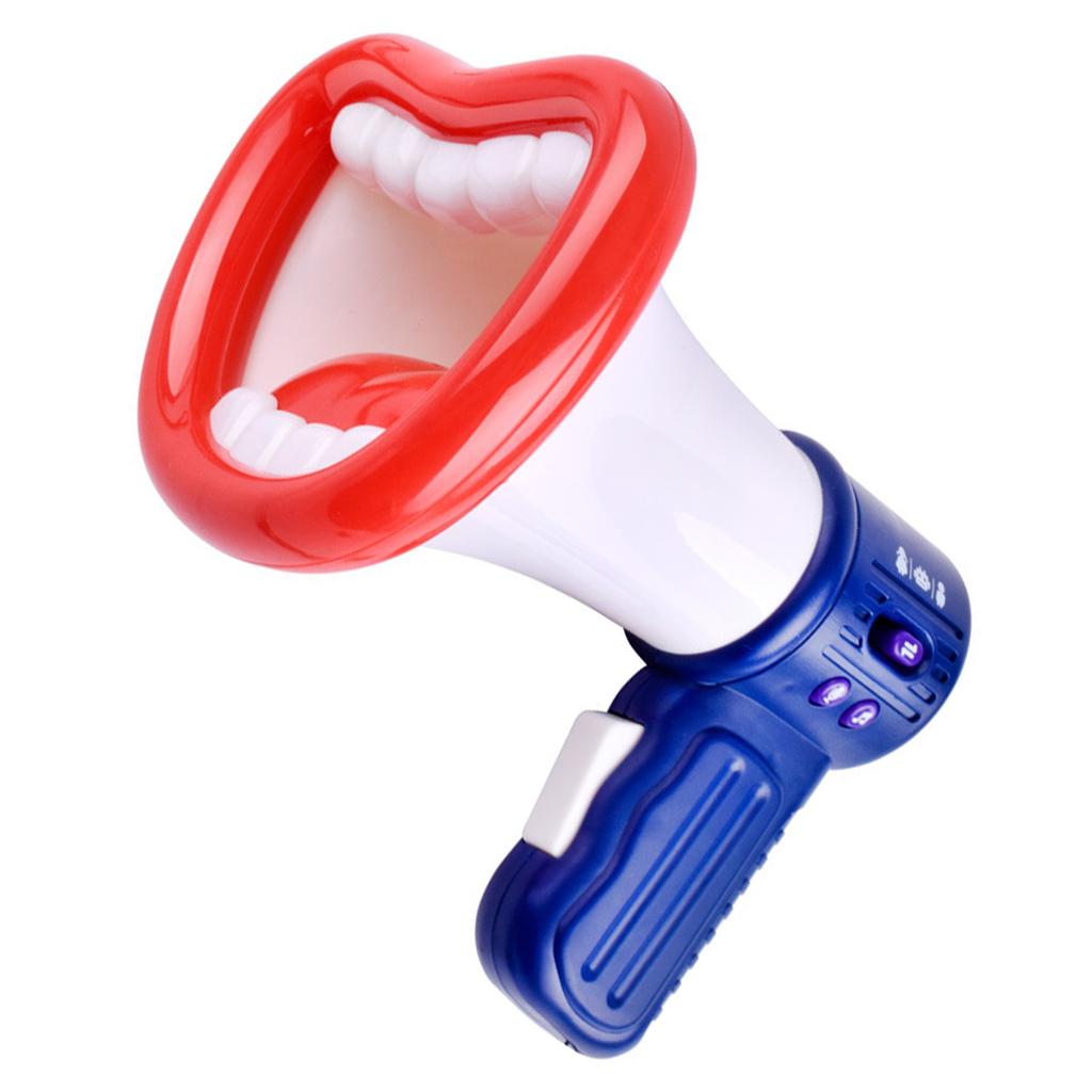Voice Changer Horn Toy for Kids Mouth Shape Multi Button Voice Changer Horn with Skid Resistance