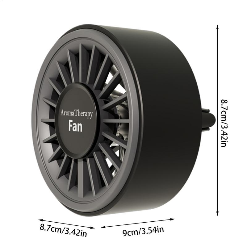 Car Fans USB Fan For Car Vent Portable Cooler Device With Colorful Light Scent Decoration For Truck RV Van Room Home Pickup