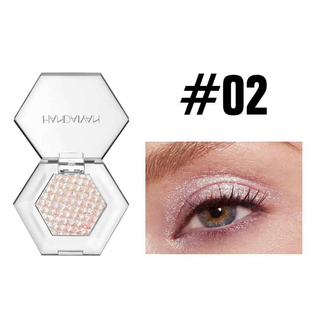 Chameleon Hexagonal Five-color Eyeshadow Diamond High Gloss Powder Natural Pearlescent Brightening Shimming Glitter for Face Eye Makeup Cosmetics