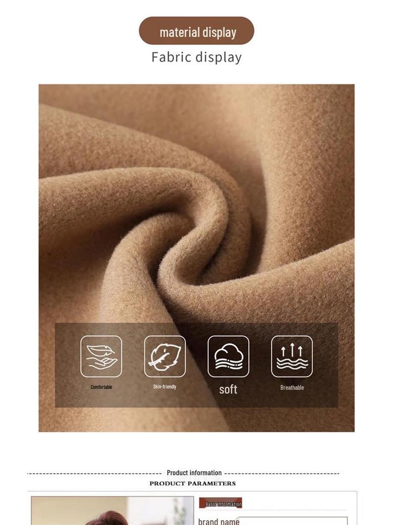 Wełniana kurtka mamy 2025 - Elegancki styl wiosenno-jesienny dla kobiet w średnim i starszym wieku