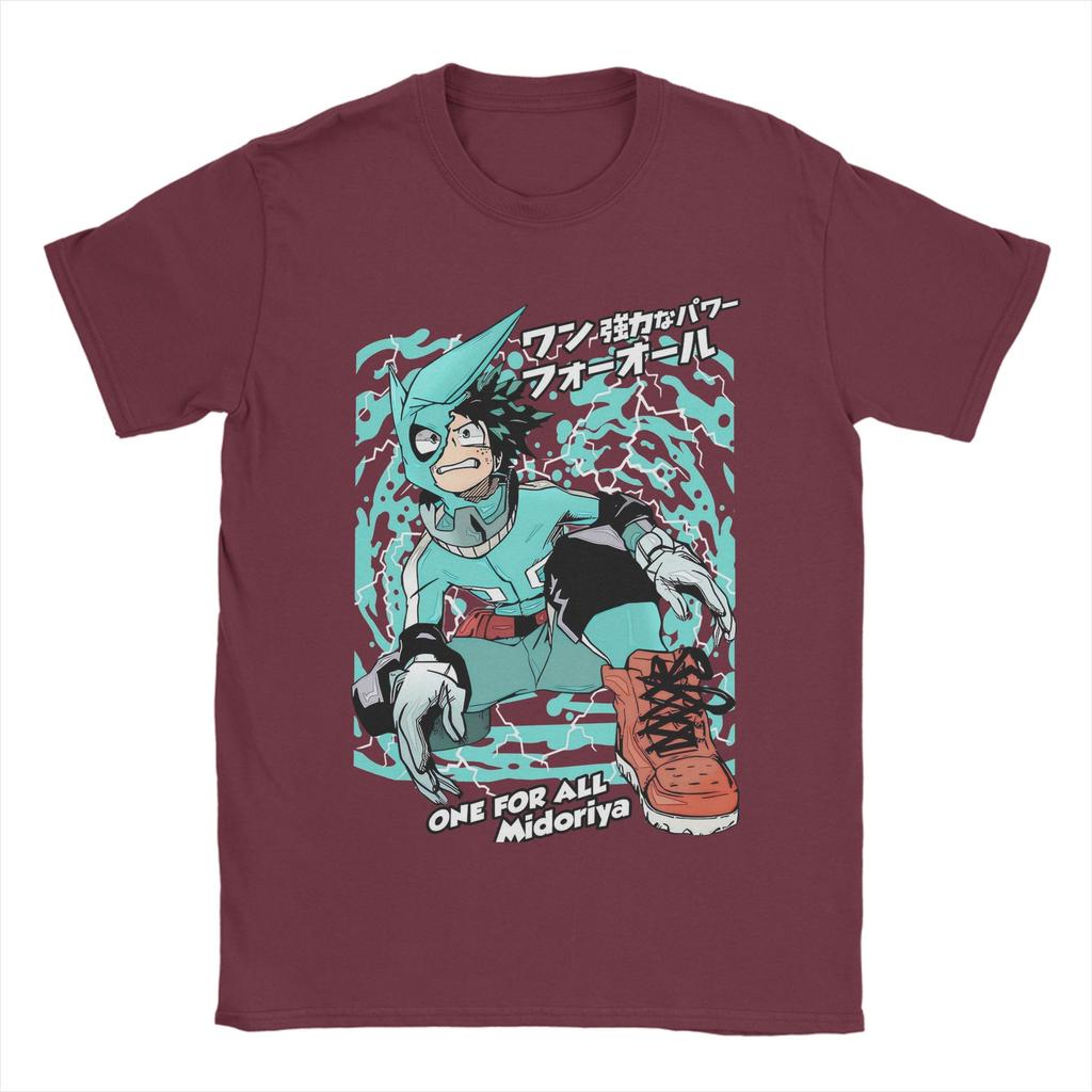 Freckled Boy My Hero Academia T Shirts Men 100 Cotton Novelty TShirt Crewneck Tee Shirt Short Sleeve Tops Classic