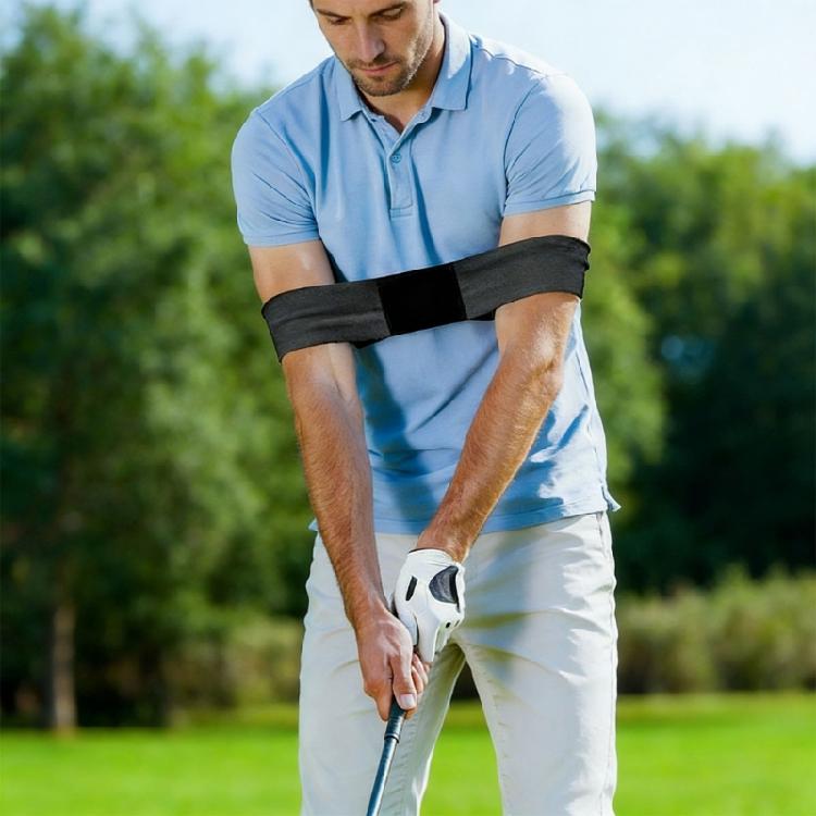 Two Golf Swing Trainer Aids Encourage Proper Arm Movement And Body Coordination During Play