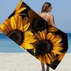 Rote Rose Blumendruck Strandtuch Schnelltrocknendes Handtuch für Sommerstrand Schwimmbad Reisen Camping Fitnessstudio Tägliche Outdoor-Nutzung