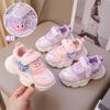 Spring and Autumn Princess Shoes Girls Super Soft Sneakers Children's Mesh Shoes Foreign Style Lighting Soft Sole Running Shoes Trendy