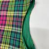 Scye Drawer special order 1221-01420 Green madras check sleeveless dress dress 36 Green Pink Yellow CheckUsed