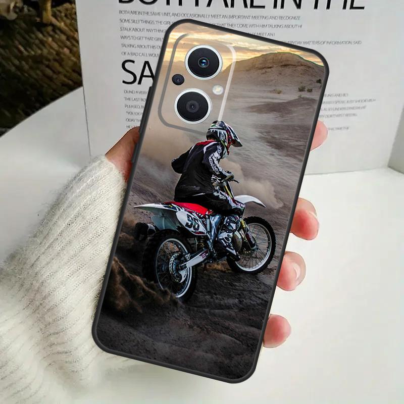Moto Cross Motorcycle Sports Case For OPPO Reno 8T 4Z 5Z 8 10 11 Pro 4 5 6 7 Lite OPPO Find X6 Pro X3 X2 X5 Lite Cover